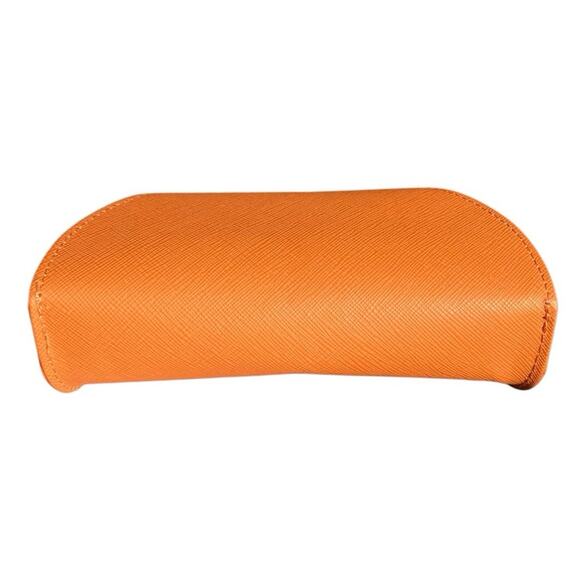 Tory Burch Burnt Orange Sunglasses Eyeglasses Leather Case - Picture 2 of 5